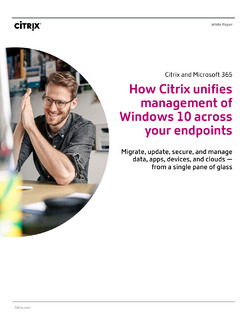 How Citrix unifies management of Windows 10 across your endpoints