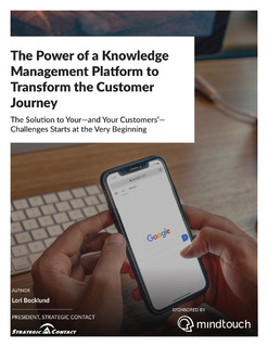 The Power of a Knowledge Management Platform to Transform the Customer Journey