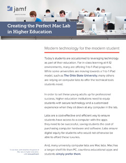 Creating the Perfect Mac Lab in Higher Education