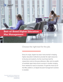 Best-of-Breed Higher Education Mac Management