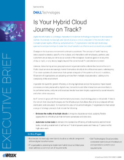 Is Your Hybrid Cloud Journey on Track?