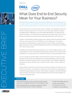 What Does End-to-End Security Mean for Your Business?