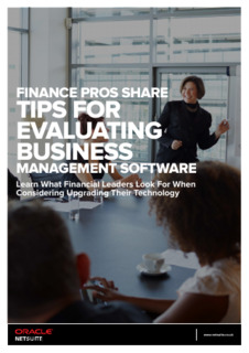 Finance Pros Share Tips For Evaluating Business Management Software