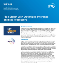 How Pipe Sleuth Optimized Inference Using the Intel® Distribution of OpenVINO™ Toolkit