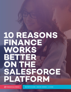 10 Reasons Finance Works better on the Salesforce Platform