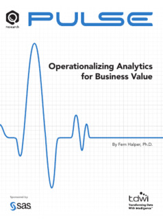 Operationalizing Analytics for Business Value