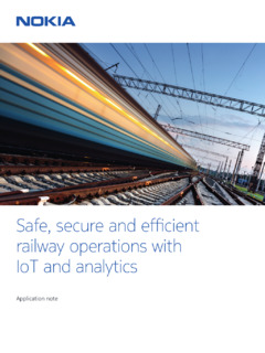 Safe, secure and efficient railway operations with IoT and analytics