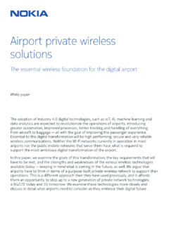 Airport private wireless solutions