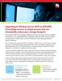 Upgrading to Windows Server 2019 on Dell EMC PowerEdge servers