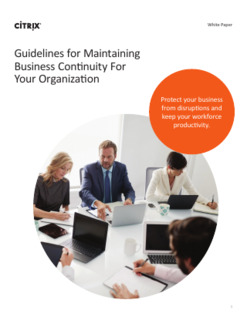 Guidelines for Maintaining Business Continuity For Your Organization