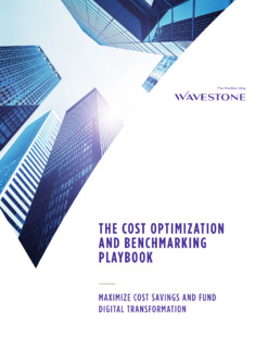 The Cost Optimization and Benchmarking Playbook