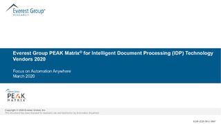 Explore the IDP technology and vendor landscape in Everest’s Report