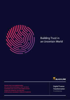 Building Trust in an Uncertain World