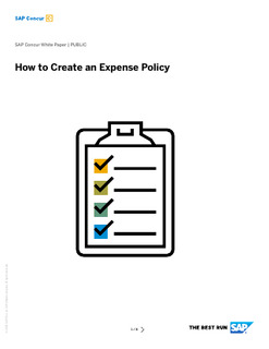 Tips for Creating an Expense Policy