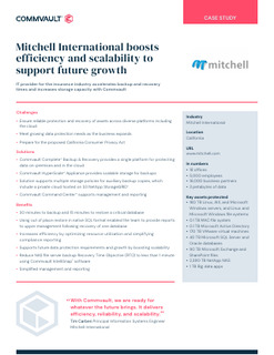 Mitchell International boosts efficiency and scalability to support future growth