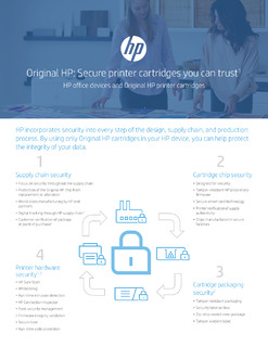 Original HP: Secure printer cartridges you can trust