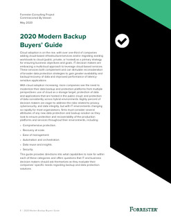 2020 Modern Backup Buyers’ Guide