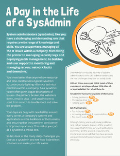 A Day in the Life of a SysAdmin