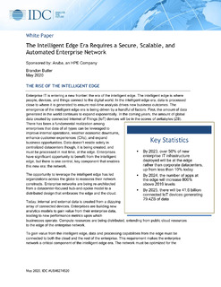 IDC Whitepaper: The Dawn of the Intelligent Edge Era