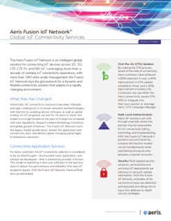 Aeris Fusion IoT Network