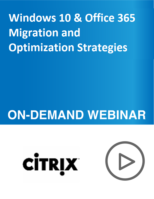 Windows 10 & Office 365 Migration and Optimization Strategies