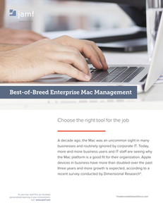 Best-of-Breed Enterprise Mac Management