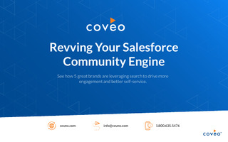 Revving Your Salesforce Community Engine