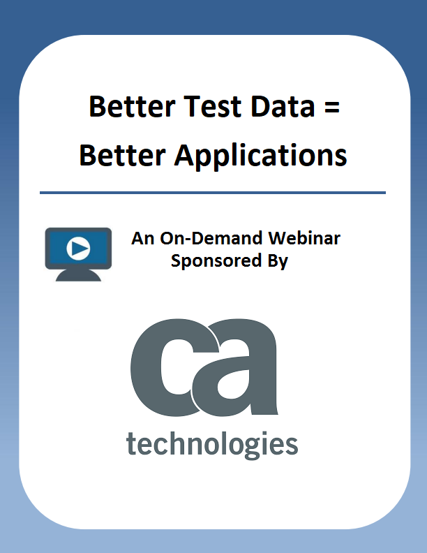 Better Test Data = Better Applications