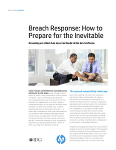 Breach Response: How to Prepare for the Inevitable