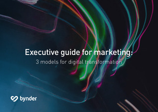 Executive Guide for Marketing: 3 Models for Digital Transformation