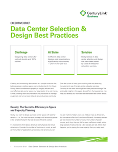 Data Center Design Best Practices Technical Brief