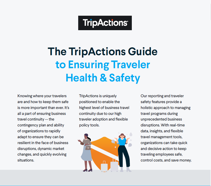 The TripActions Guide to Ensuring Traveler Health & Safety