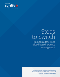 6 Steps to Switch from Spreadsheets to Cloud-based Expense Management
