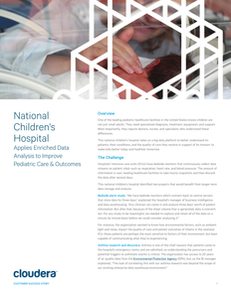 National Children’s Hospital Applies Enriched Data Analysis to Improve Pediatric Care & Outcomes