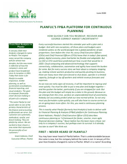 Mint Jutras Evaluates Planful’s FP&A Platform For Continuous Planning