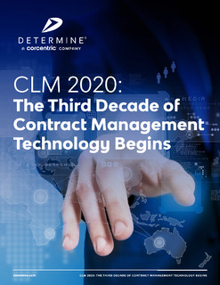 CLM 2020: The Third Decade of Contract Management Technology Begins