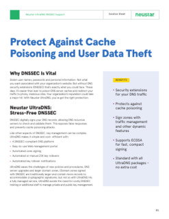 Protect Against Cache Poisoning and User Data Theft