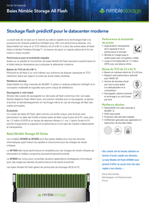 Stockage ﬂash prédictif pour le datacenter moderne