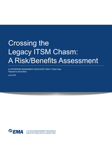 Crossing the Legacy ITSM Chasm: A Risk/Benefits Assessment