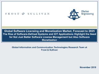 Frost & Sullivan: Global Software Licensing and Monetization Market, Forecast to 2025