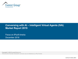 Conversing with AI – Intelligent Virtual Agents (IVA) Market Report 2019