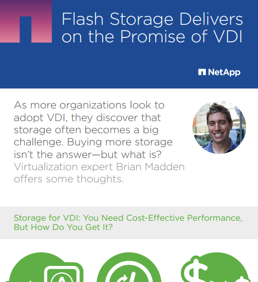 Flash Storage Delivers on the Promise of VDI