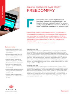 Equinix Customer Case Study – FreedomPay