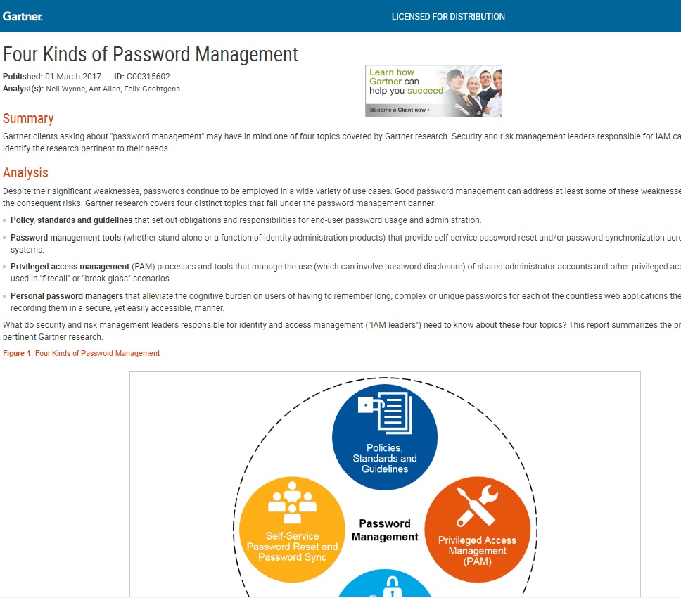 Four Kinds of Password Management