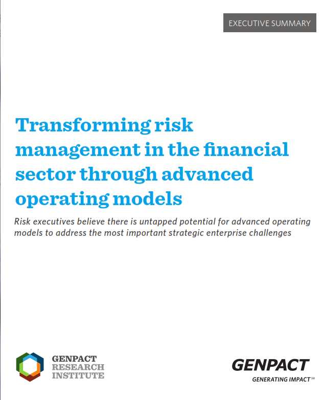 Transforming Risk Management in the Financial Sector Through Advanced Operating Models