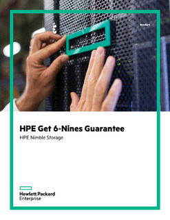 Get 6-Nines Guarantee with HPE Nimble Storage