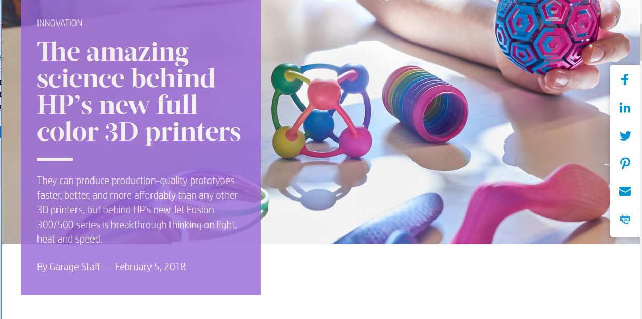 Get the inside story on how HP scientists revolutionized 3D printing