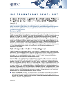 IDC Report: Modern Defense Against Sophisticated Attacks Requires Comprehensive Endpoint Protection