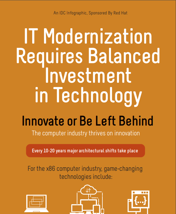 IDC: IT Modernization Requires Balanced Investment in Technology