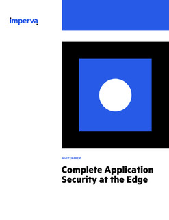 Complete Application Security at the Edge